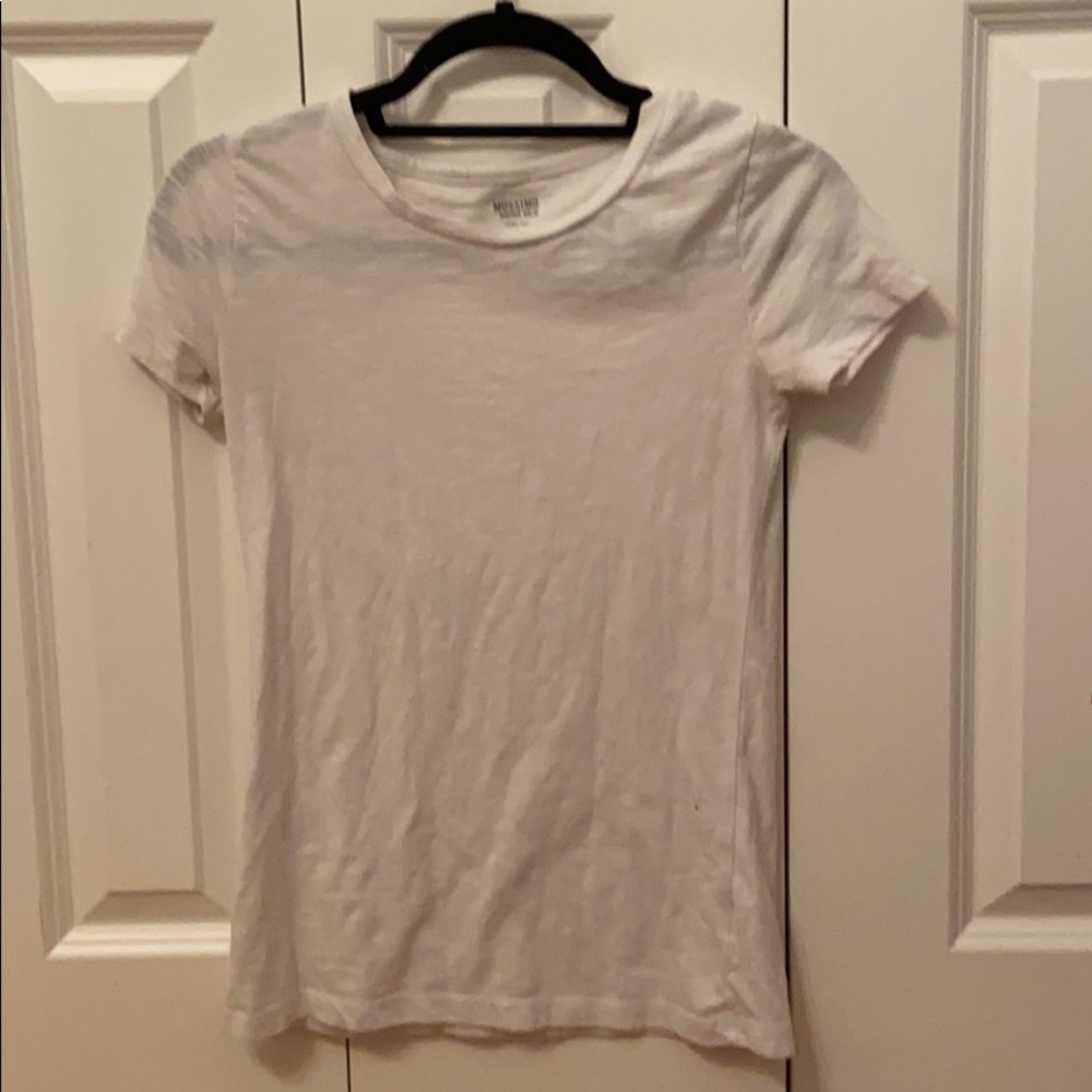 Plain white tee, XS